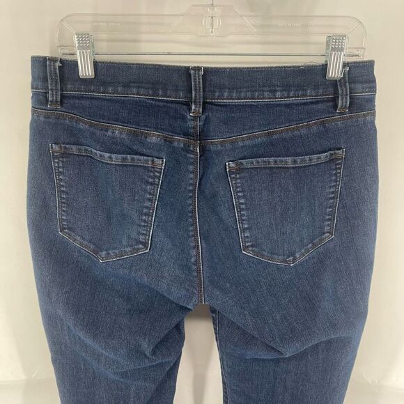 Ann Taylor Womens Modern Fit Jeans Denim Tapered Leg Medium Wash Blue Size 10 - Picture 5 of 10